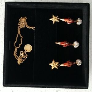 Dolce & Gabbana Rocket Necklace & Earrings Set